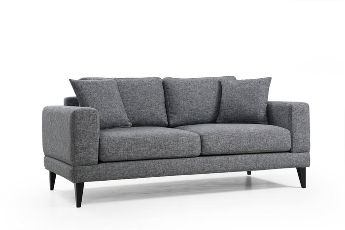 Atelier Del Sofa Nordic Sofá de 2 plazas Gris oscuro Atelier Del Sofa Nordic Sofá de 2 plazas Gris oscuro